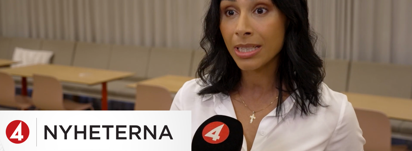 Roksana Schnittger på TV4 Nyheterna